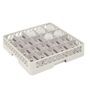 Koppenkorf met schuinzetstrip 50 x 50 x 10 cm, 20 vakken