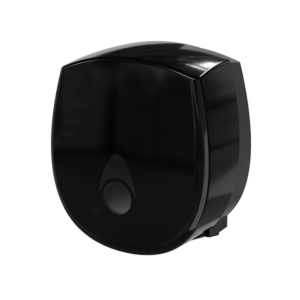 Basic mini jumbo toiletrol dispenser met restrol, zwart