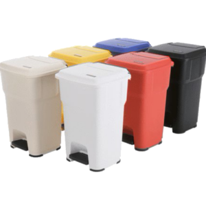 Afvalbak 60 L Vileda Hera, geel