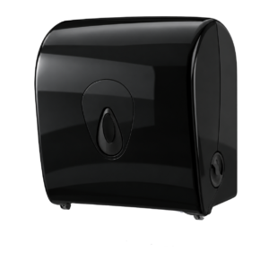 Basic papier handdoekrol dispenser, zwart